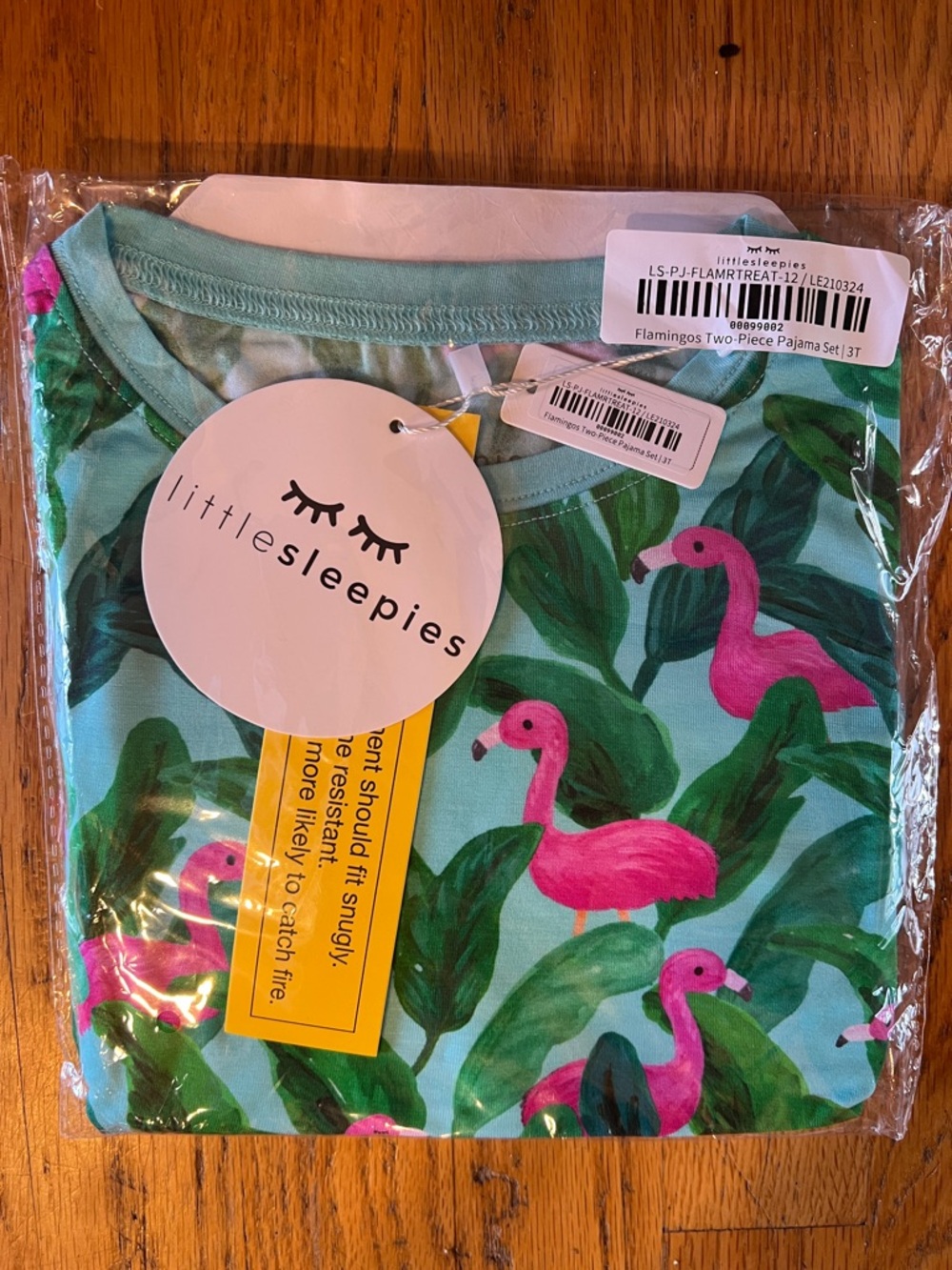 Little Sleepies Flamingos 3T Pajama Set